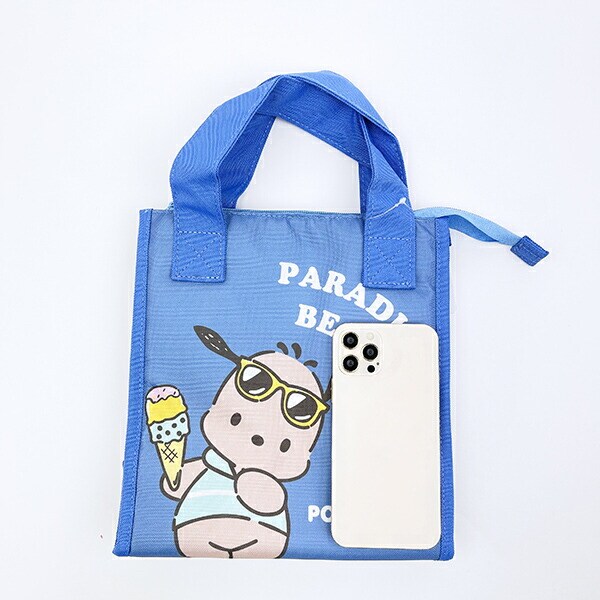 サンリオ 日焼け ポチャッコ 三角マチ保冷バッグ ランチ Sanrio