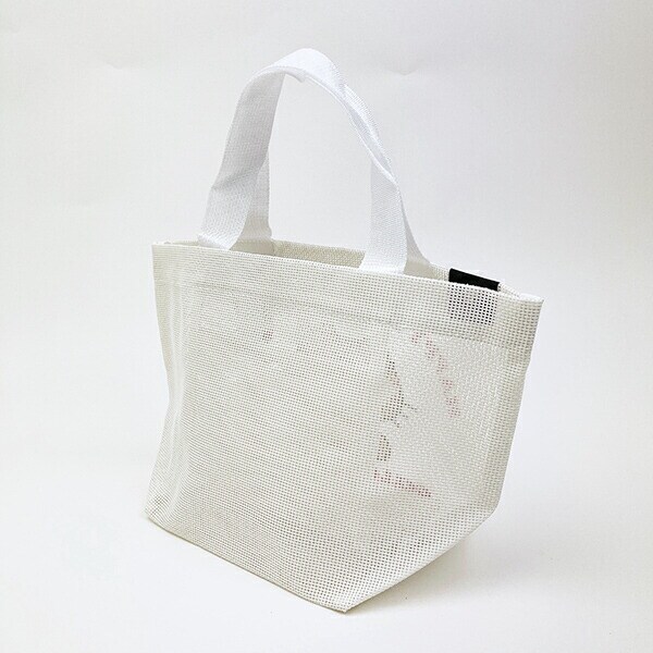 サンリオ 日焼け キティ メッシュバッグ ホワイト Sanrio