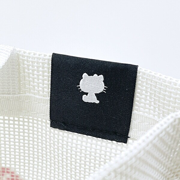 サンリオ 日焼け キティ メッシュバッグ ホワイト Sanrio