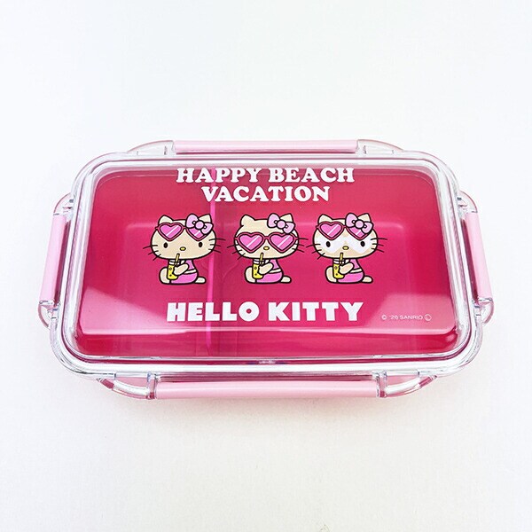 サンリオ 日焼けキティ 4点ロックランチボックス 日本製 Sanrio