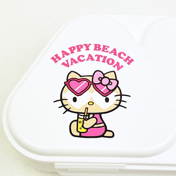 サンリオ 日焼けキティ おにぎりランチケース ホワイト 日本製 Sanrio