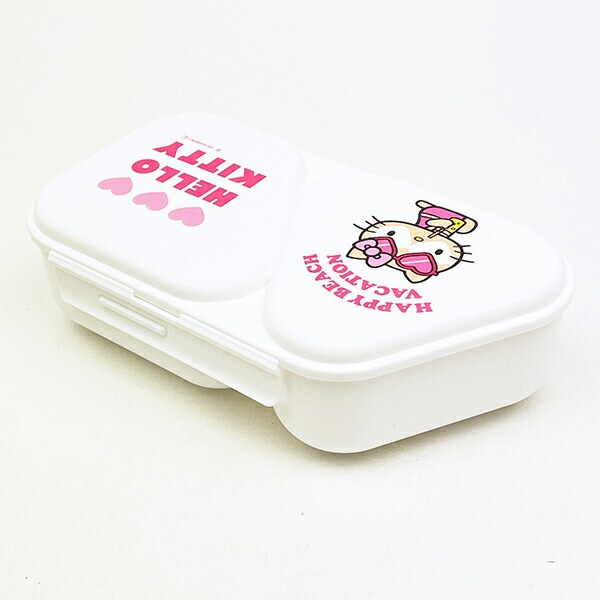 サンリオ 日焼けキティ おにぎりランチケース ホワイト 日本製 Sanrio