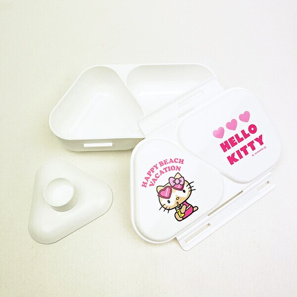 サンリオ 日焼けキティ おにぎりランチケース ホワイト 日本製 Sanrio