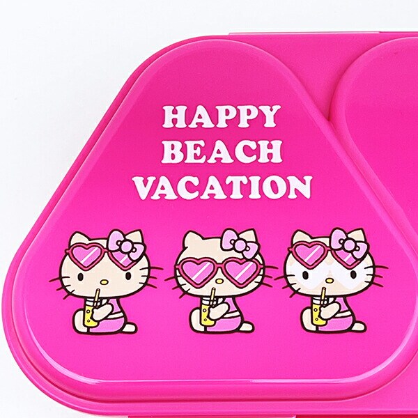 サンリオ 日焼けキティ おにぎりランチケース ピンク 日本製 Sanrio