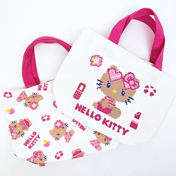 サンリオ 日焼けキティ ミニランチバッグ ドット (ビキニ) Sanrio