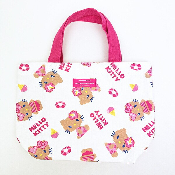 サンリオ 日焼けキティ ミニランチバッグ ドット (パターン) Sanrio