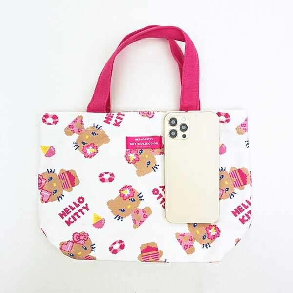 サンリオ 日焼けキティ ミニランチバッグ ドット (パターン) Sanrio
