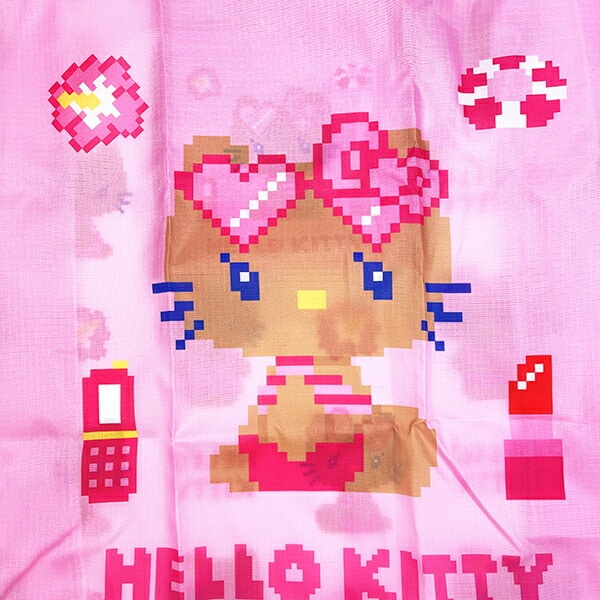 サンリオ 日焼けキティ エコバッグ(M) ドット ピンク Sanrio