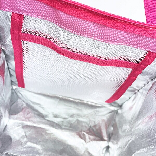 サンリオ 日焼けキティ 三角マチ保冷トートバッグ (ピンク) ランチ Sanrio