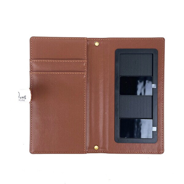 内藤ルネ ガールベレー帽 多機種対応マルチ手帳ケース スマホ用品 iPhone Android Rune