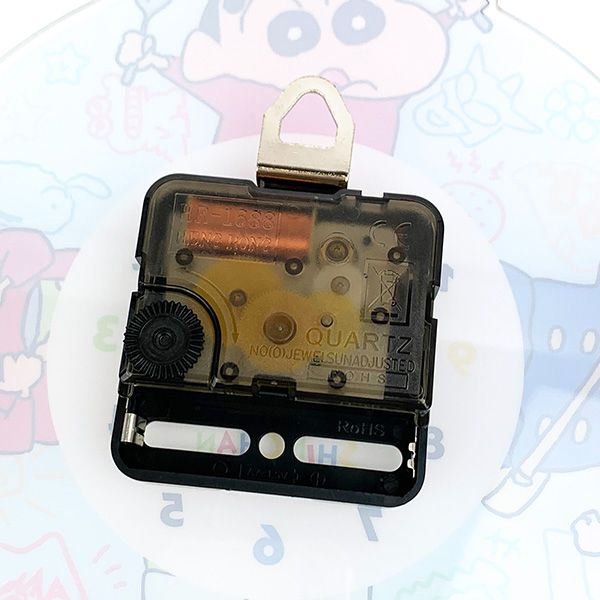 クレヨンしんちゃん アクリル壁掛け時計 ファミリー インテリア