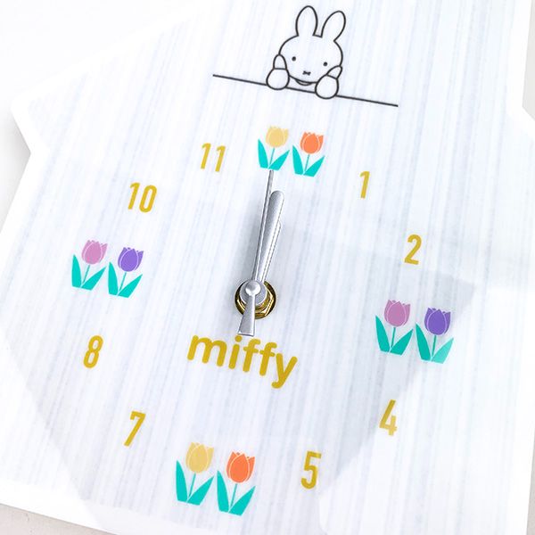 ミッフィー アクリル時計 ハウス 時計 掛け時計 インテリア ギフト