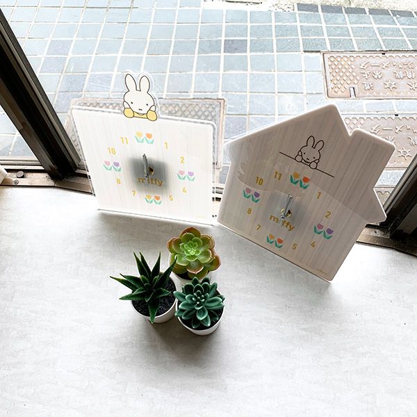 ミッフィー アクリル時計 ハウス 時計 掛け時計 インテリア ギフト