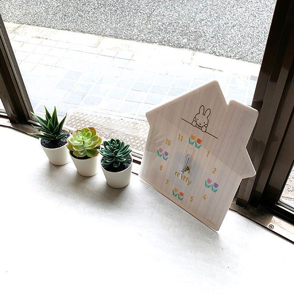 ミッフィー アクリル時計 ハウス 時計 掛け時計 インテリア ギフト