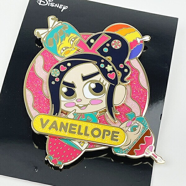 ディズニー シュガーラッシュ ヴァネロペ コレクションピンバッジ Disney