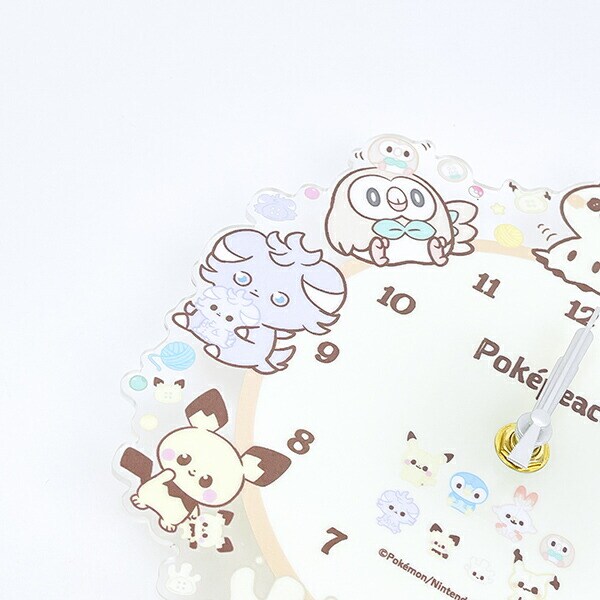 ポケットモンスター ポケピース アクリル壁掛け時計 ポケモン