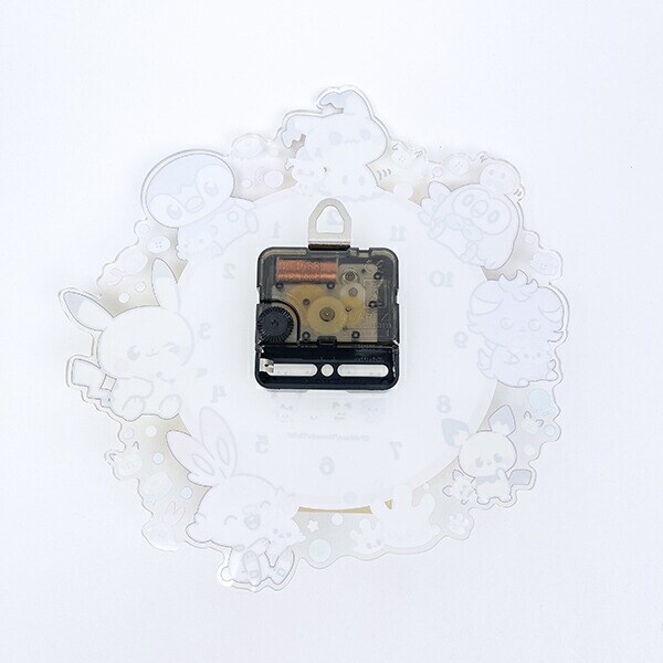 ポケットモンスター ポケピース アクリル壁掛け時計 ポケモン