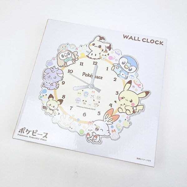 ポケットモンスター ポケピース アクリル壁掛け時計 ポケモン