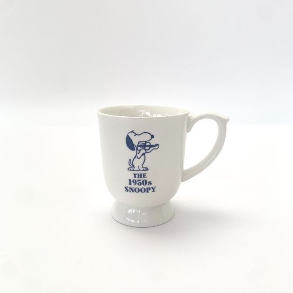 スヌーピー peanuts 高台マグ ヴァイオリン スヌーピー カップ 1950年 ホワイト