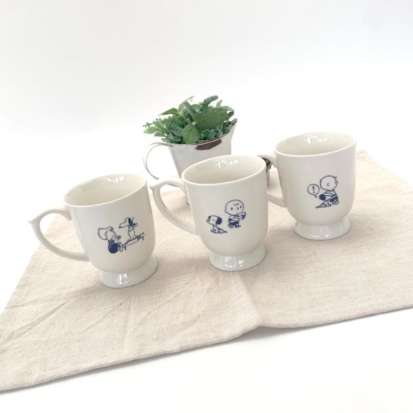 スヌーピー peanuts 高台マグ ヴァイオリン スヌーピー カップ 1950年 ホワイト
