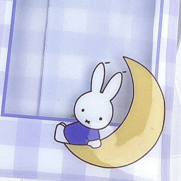 ミッフィー チェキホルダー パープル miffy