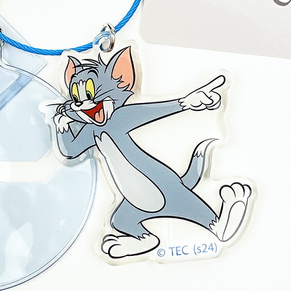 トムとジェリー チェキ&バッジホルダー ブルー トム 推し活 キーホルダー
