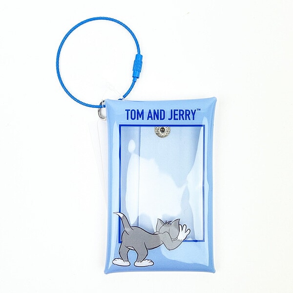 トムとジェリー チェキホルダー ブルー トム 推し活 キーホルダー