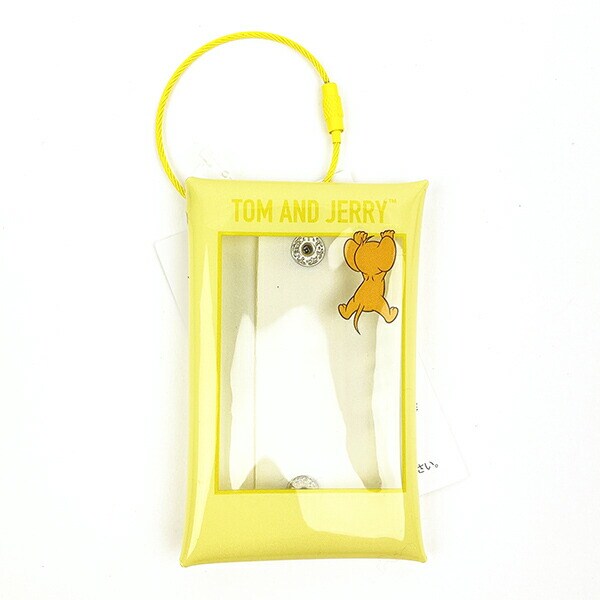 トムとジェリー チェキホルダー イエロー ジェリー 推し活 キーホルダー