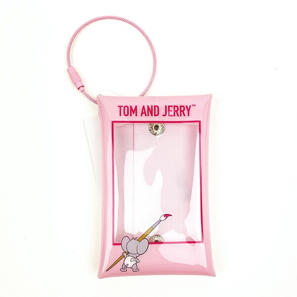 トムとジェリー チェキホルダー ピンク タフィー 推し活 キーホルダー
