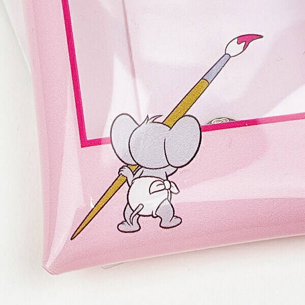 トムとジェリー チェキホルダー ピンク タフィー 推し活 キーホルダー