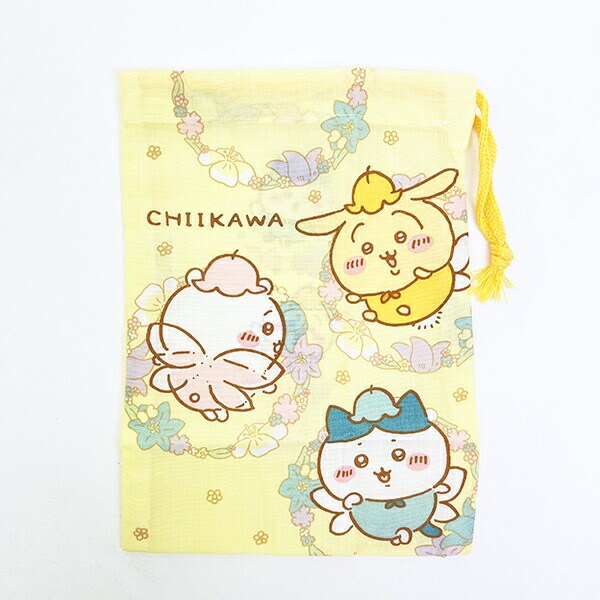 ちいかわ コップ巾着 フェアリーフラワー ランチ 日本製