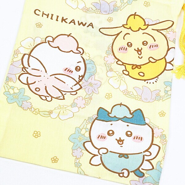 ちいかわ コップ巾着 フェアリーフラワー ランチ 日本製