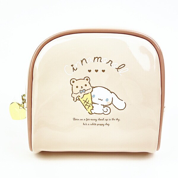 サンリオ シナモロール ボックスポーチ のんびりナチュラルシリーズ シナモン Sanrio