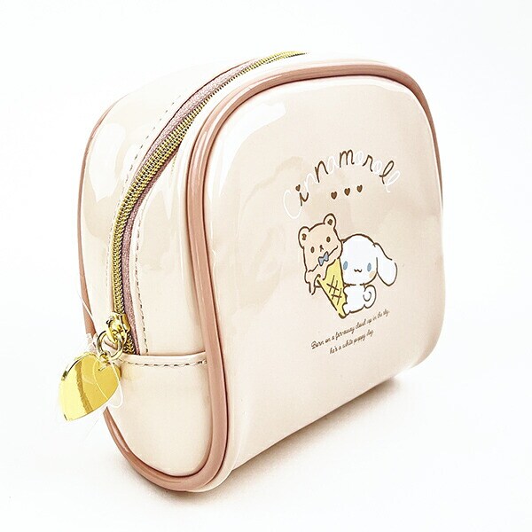 サンリオ シナモロール ボックスポーチ のんびりナチュラルシリーズ シナモン Sanrio