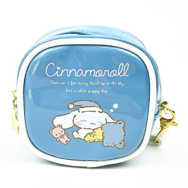サンリオ シナモロール ミニスクエアポーチ のんびりナチュラルシリーズ シナモン Sanrio