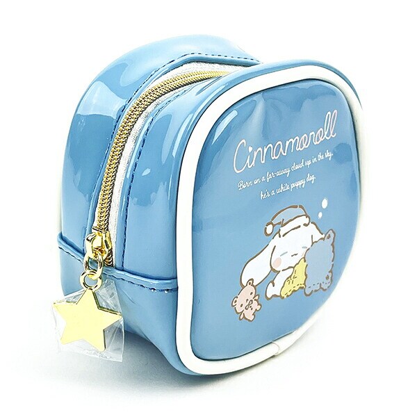 サンリオ シナモロール ミニスクエアポーチ のんびりナチュラルシリーズ シナモン Sanrio