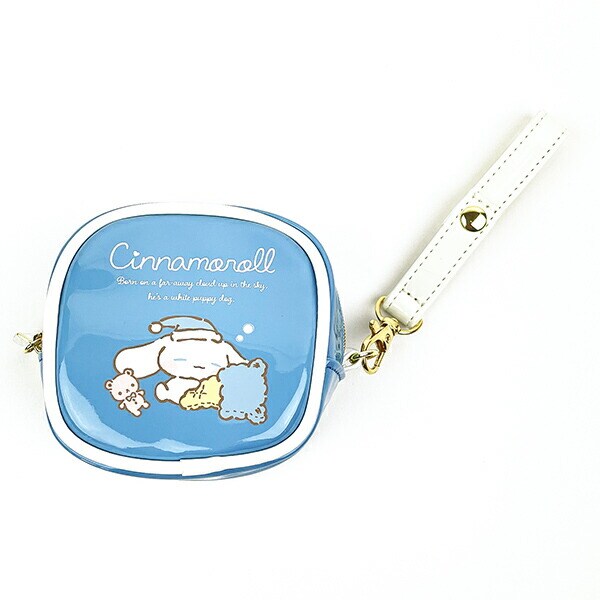 サンリオ シナモロール ミニスクエアポーチ のんびりナチュラルシリーズ シナモン Sanrio