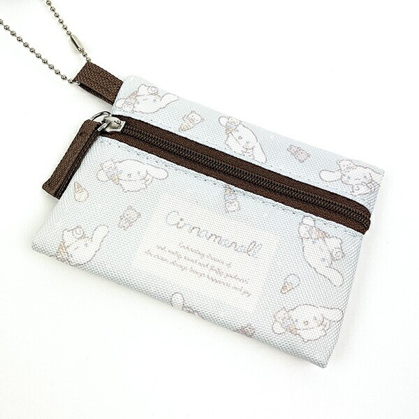 サンリオ シナモロール 3連ポーチ のんびりナチュラルシリーズ シナモン Sanrio