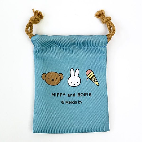 ミッフィー 3P巾着（ケーキ&キャンディー&アイス） MIFFY and BORIS スイーツパティスリーシリーズ