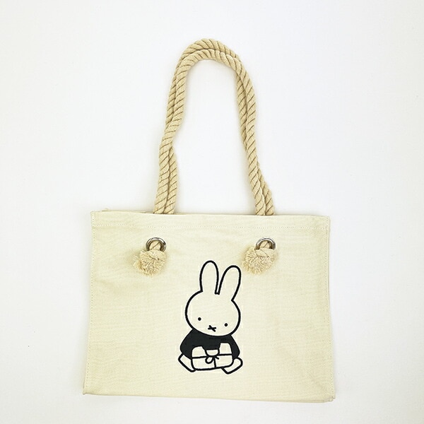 ミッフィー miffy ショッパートートバッグ アイボリー