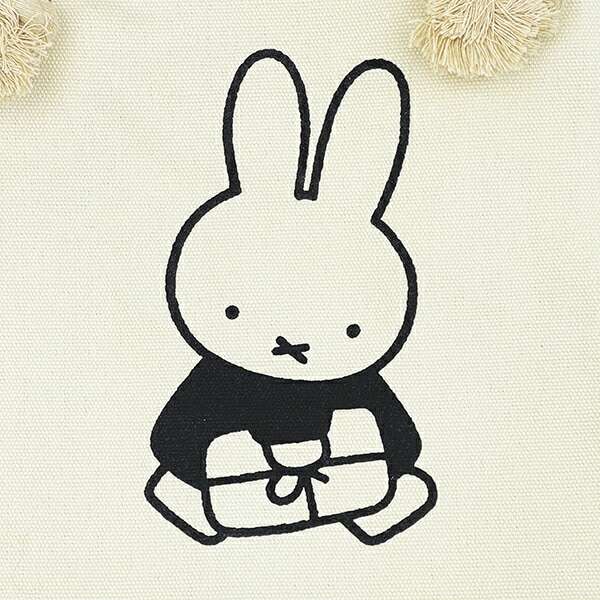 ミッフィー miffy ショッパートートバッグ アイボリー