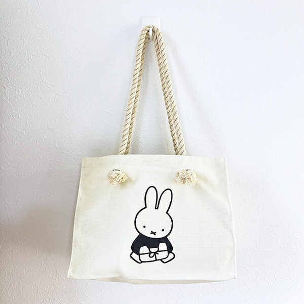 ミッフィー miffy ショッパートートバッグ アイボリー