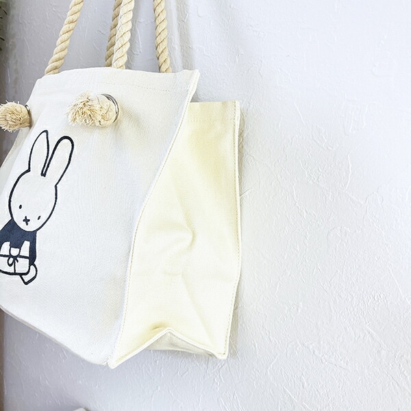 ミッフィー miffy ショッパートートバッグ アイボリー