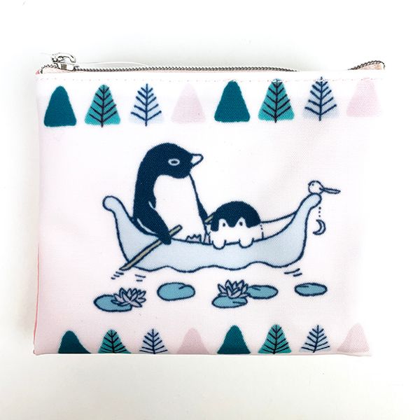 コウペンちゃん  マスクポーチ ももいろ マスク 花粉 かわいい シンプル マスクケース 持ち運び pink   (mcor)