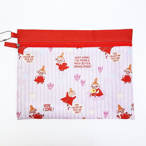 ムーミン リトルミイ 3連ポーチ フラワー MOOMIN