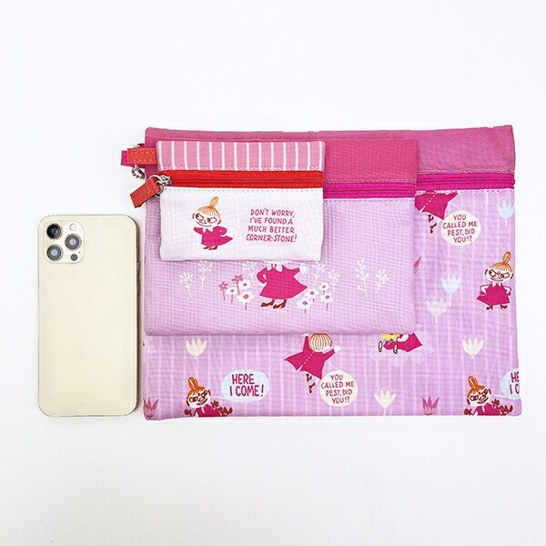 ムーミン リトルミイ 3連ポーチ 吹き出し MOOMIN