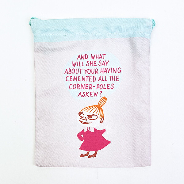 ムーミン リトルミイ 3P巾着 フラワー MOOMIN