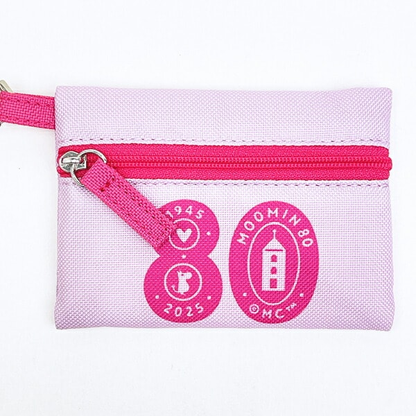 ムーミン 80周年アート 3連ポーチ PK 80周年アート MOM ピンク MOOMIN