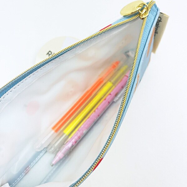 リラックマ チャイロイコグマ ベーシック フェイス スリムポーチ