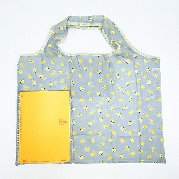 リラックマ キイロイトリ ベーシック フェイス 大きめショッピングバッグ